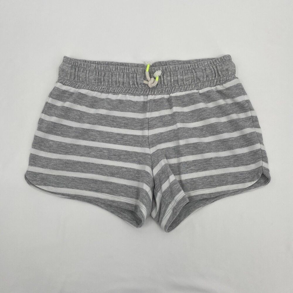 Cat & Jack Girl's Striped Lounge Shorts Elastic Waist with Drawstring Size XL